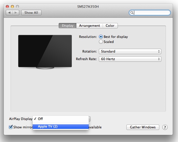 How To Use Your TV as a Second Display in OS X Mavericks