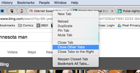 duplicate page in chrome for mac