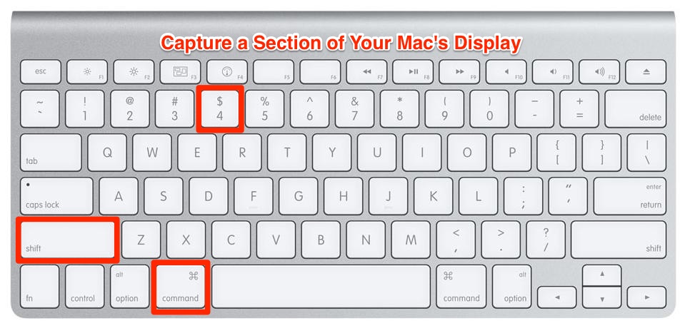 mac keys for screenshot