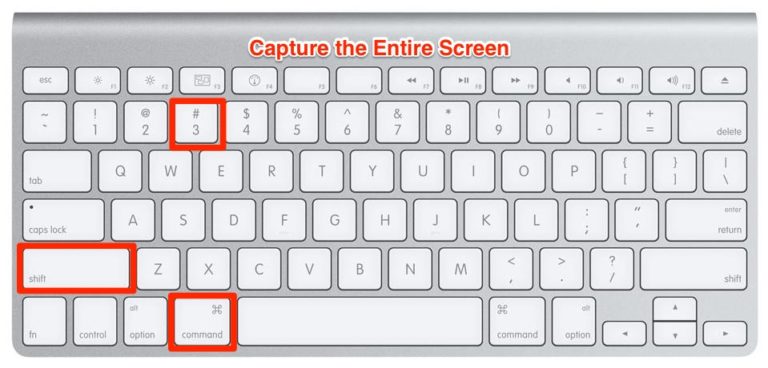 macbook screenshot key