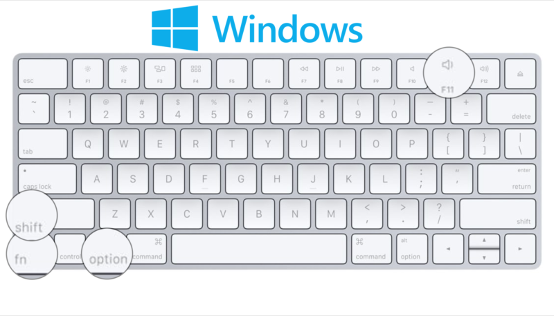 how to take screenshot with mac keyboard in windows