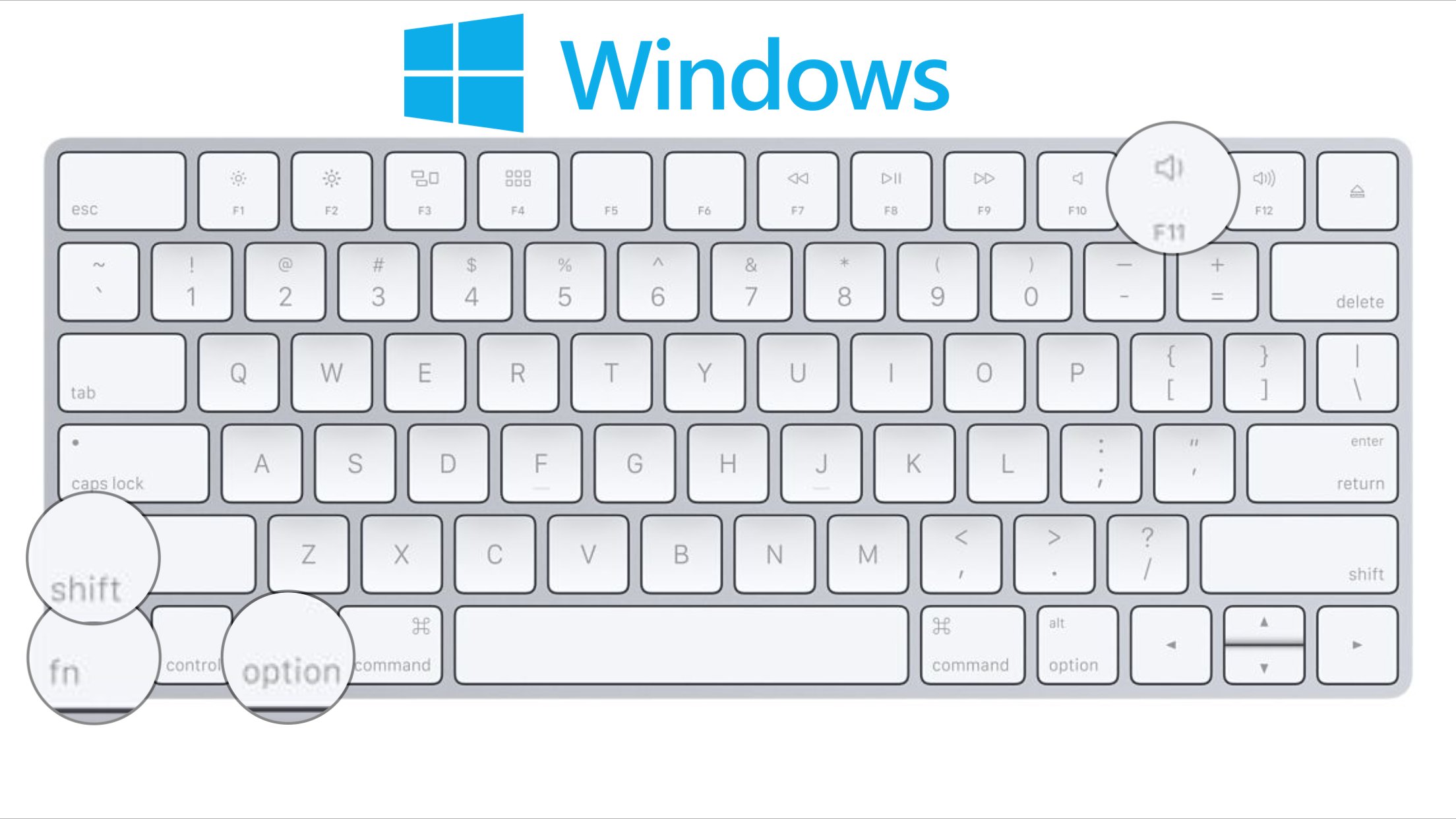 macbook air keyboard not working microsoft window 7