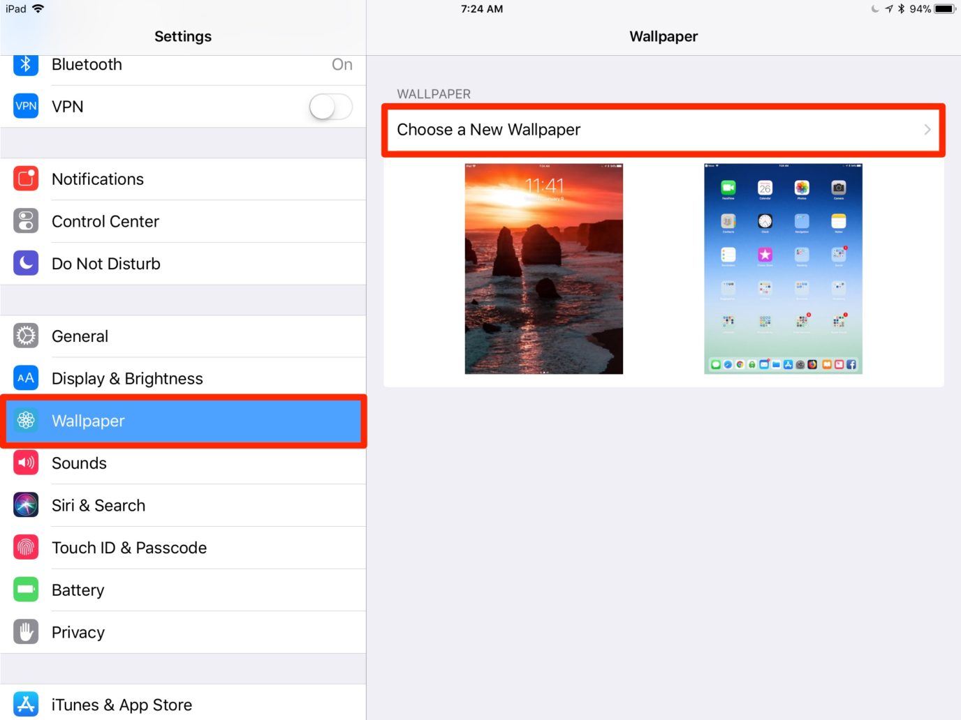 How To Change Your iPad Wallpaper