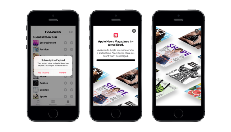 Apple News Magazines Subscription Service Preview Spotted in iOS 12.2 Beta