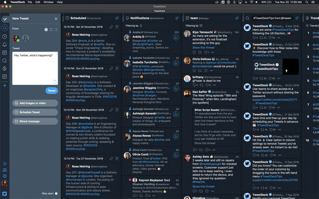 TweetDeck for Mac Gets an Update – Adds macOS Mojave Dark Mode, Fixes for ‘Many Crashes’