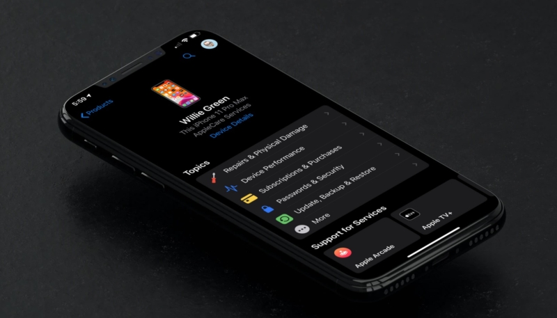 Apple Support App Now Boasts Dark Mode, Improved Navigation