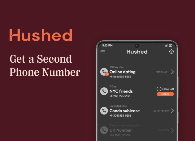 Mactrast Deals: Hushed Private Phone Line: Lifetime Virtual Number Subscription