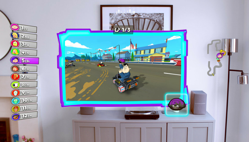 Warped Kart Racers and Cityscapes: Sim Builder Offer Spatial Gaming Experiences on Apple Vision Pro
