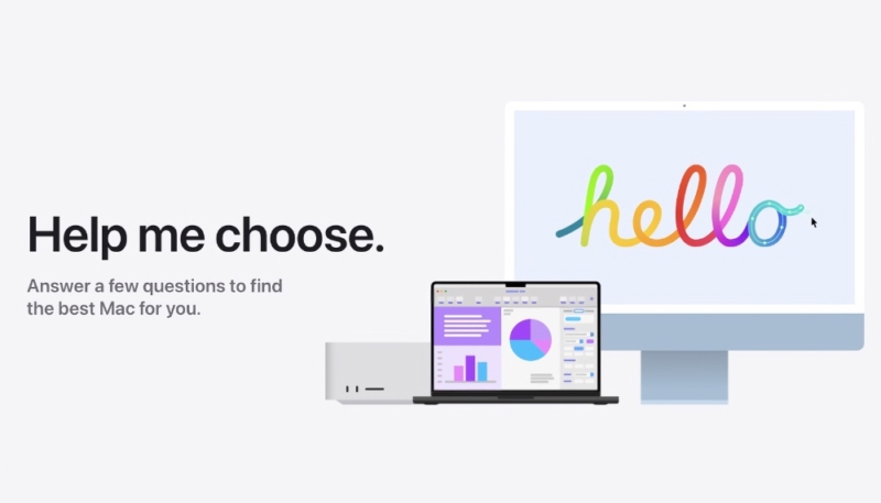 Apple Launches ‘Help Me Choose’ Quiz Site to Help Customers Find the Best Mac