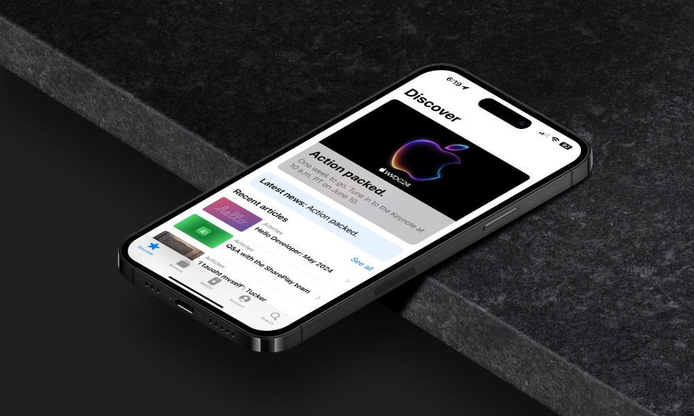Apple's Developer App Gets an Update As WWDC 2024 Nears