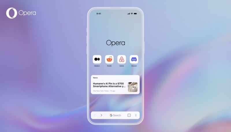 Opera One Browser Now Available on iPhone – Features AI Integration, Image Generation, Voice Input, More