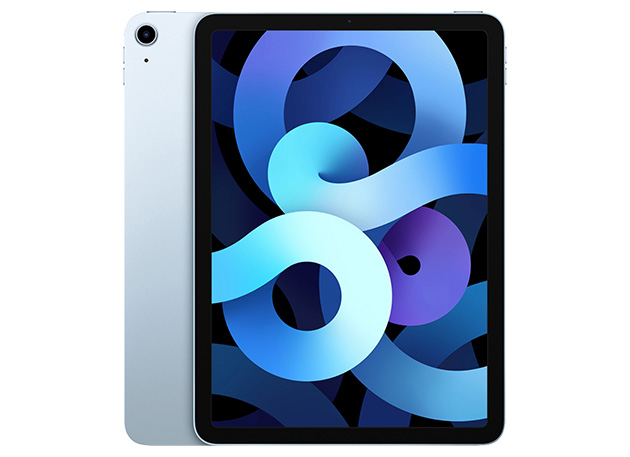 Mactrast Deals: Apple iPad Air 4th Gen (2020) 64GB WiFi Sky Blue (Refurbished)