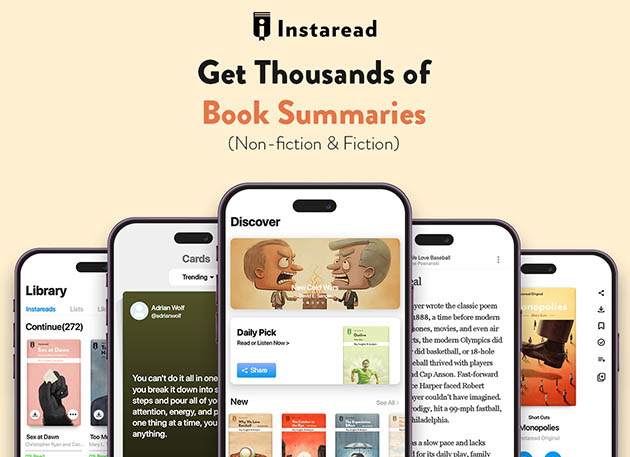 Mactrast Deals: Instaread Book Summaries: Lifetime Subscription