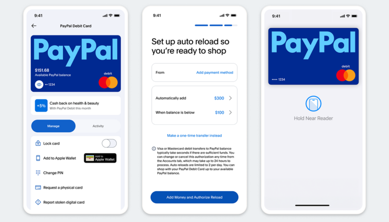 PayPal Debit Card Now Offers Support for Apple Wallet – Offers Up to 5% Cash Back