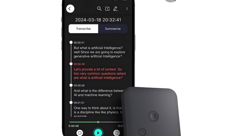 Mactrast Deals: Focais: Meet One – Voice-Activated AI-Powered Recorder